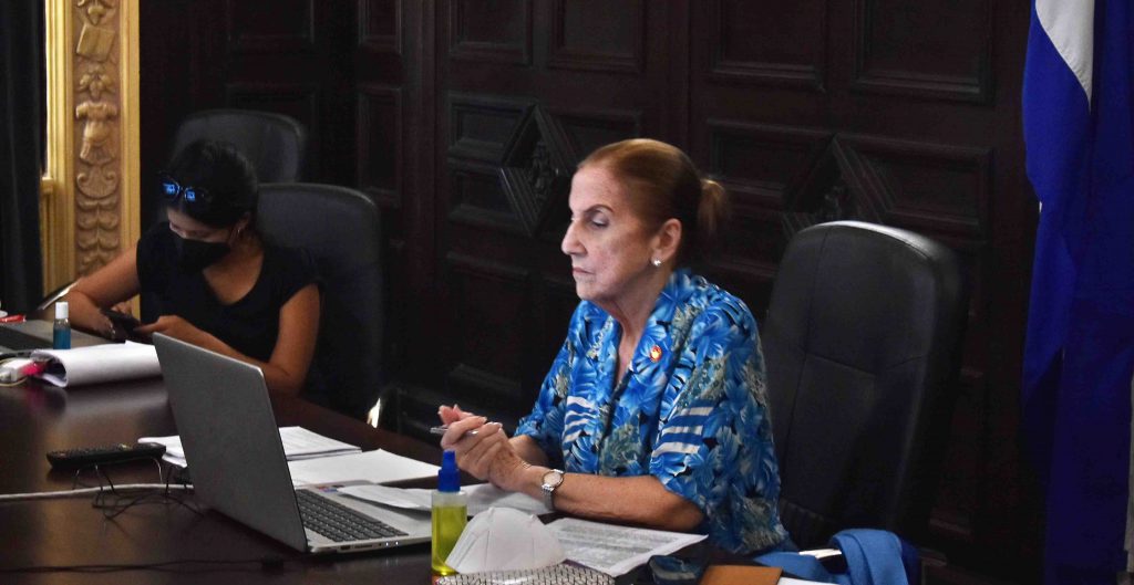 Participa Cuba en reunión semi-presencial de la Junta Directiva del Parlatino
