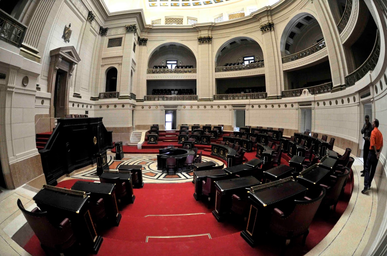 HEMICICLO DEL ALA SUR DEL CAPITOLIO DE LA HABANA