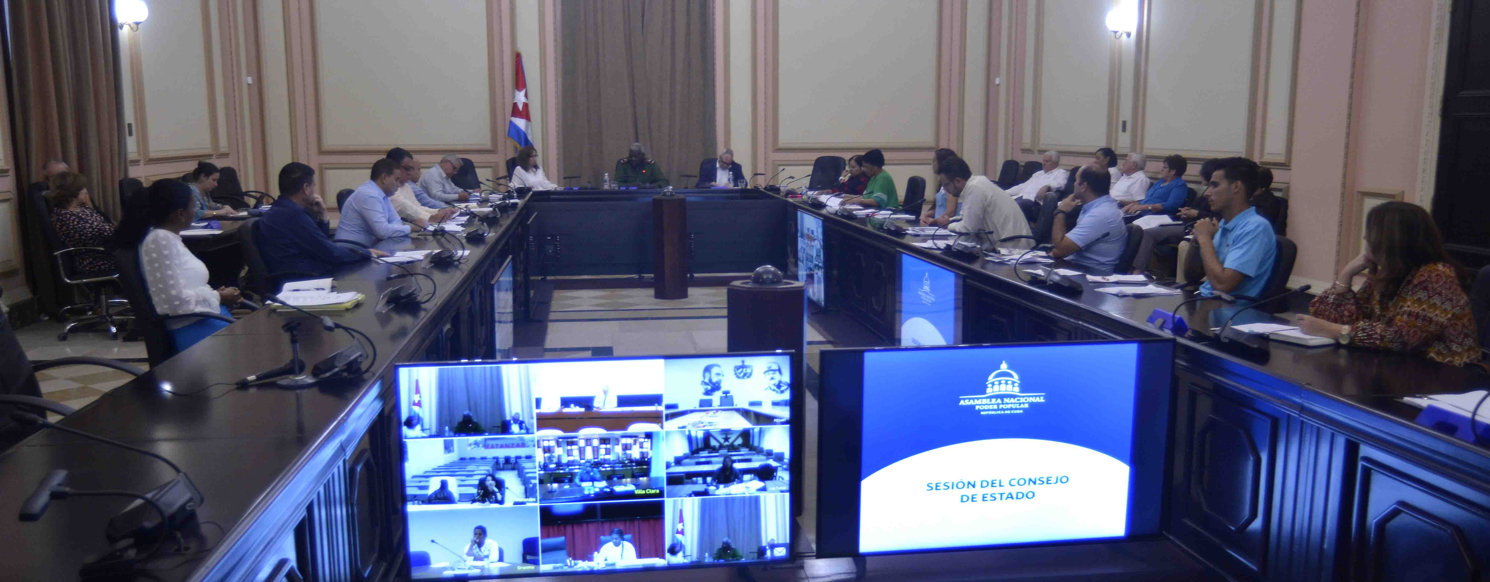 Examina Consejo de Estado resultados preliminares del proceso de rendición de cuenta del delegado a sus electores y otros temas de la agenda nacional 