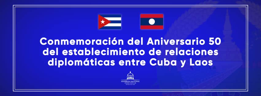 Encabeza Esteban Lazo delegación cubana a conmemoración del aniversario 50 del establecimiento de las relaciones diplomáticas entre Cuba y Laos 