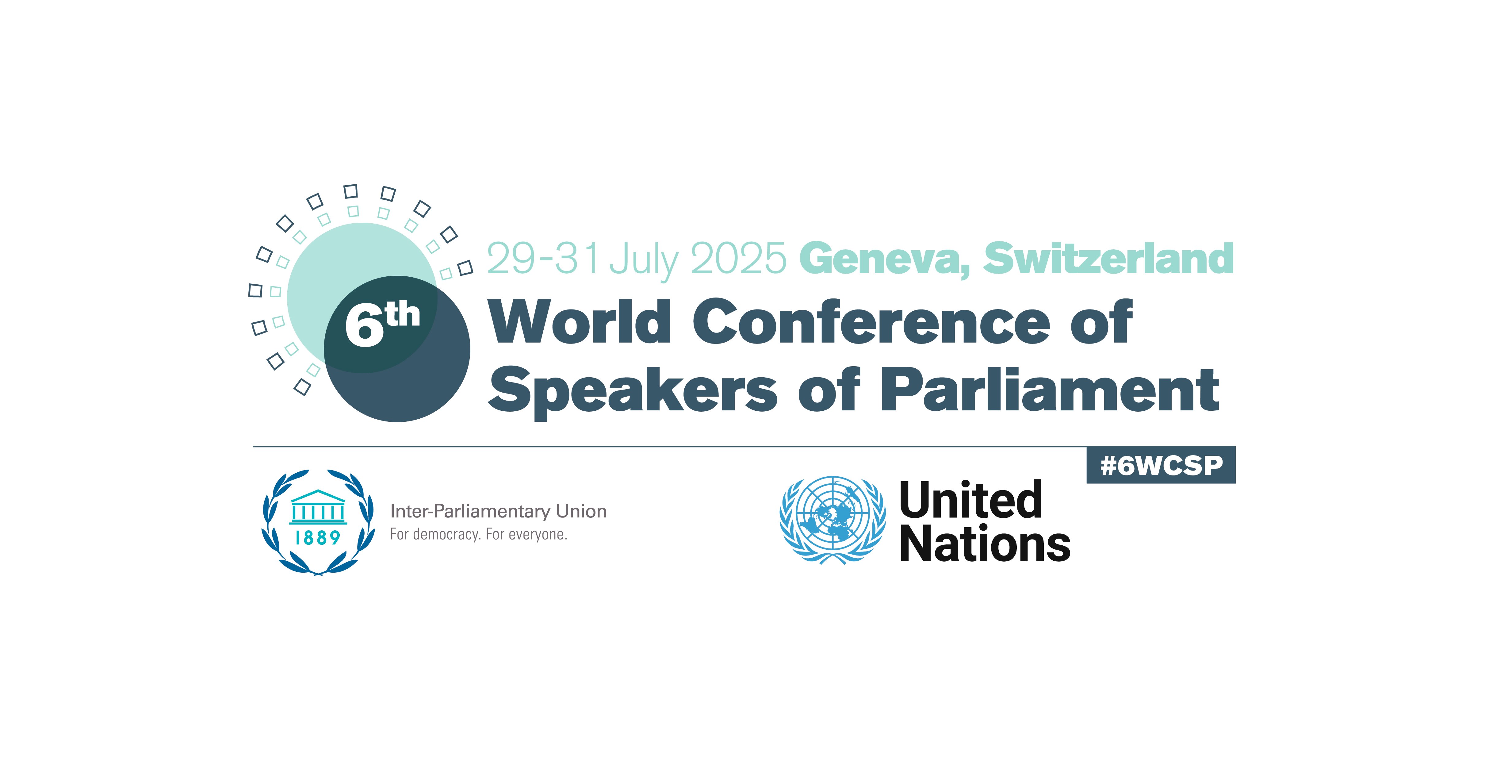 Sostuvo Esteban Lazo intensa agenda de encuentros bilaterales durante la Sexta Conferencia Mundial de Presidentes de Parlamentos 