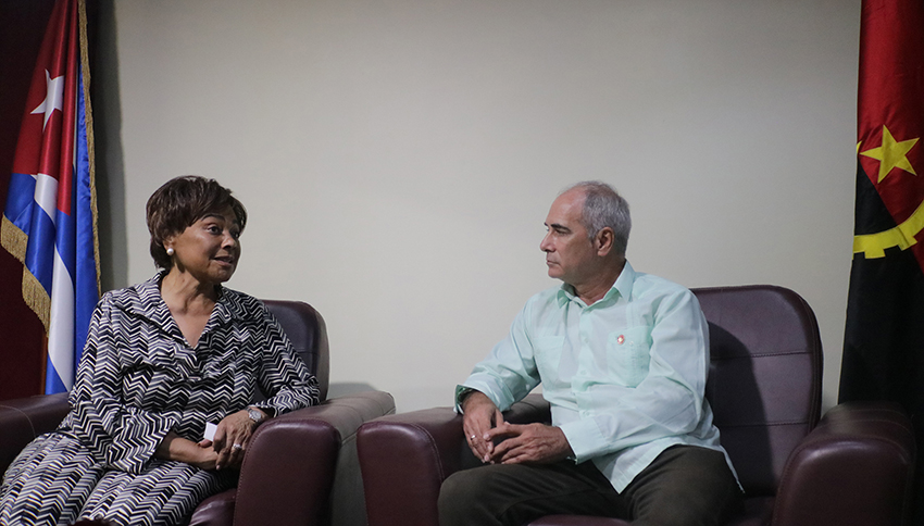 Llega a Cuba la Presidenta de la Asamblea Nacional de Angola 