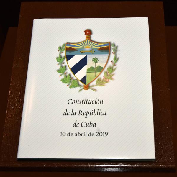 Proclamación de la actual Constitución de la República de Cuba 