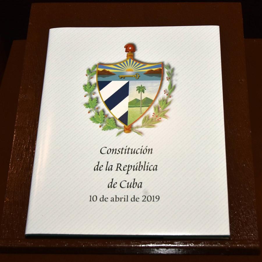 Proclamación de la actual Constitución de la República de Cuba 