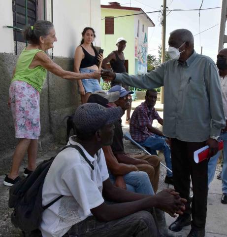 Recorre Esteban Lazo barrios de La Habana afectados tras intensas lluvias Recorre Esteban Lazo barrios de La Habana afectados tras intensas lluvias