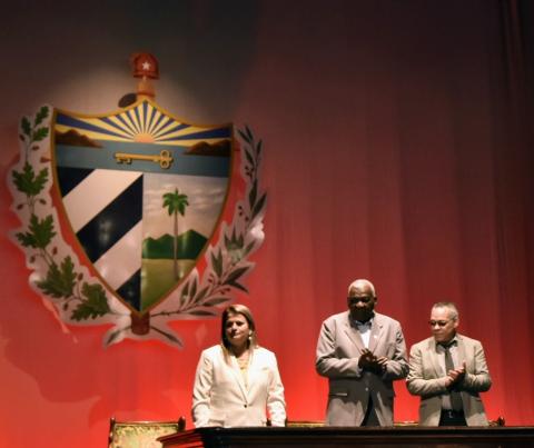 Tomaron hoy posesión de sus cargos Gobernadora y Vicegobernador de La Habana 