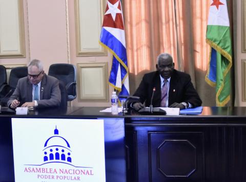 Recibió Esteban Lazo al Presidente de la República de Yibuti Recibió Esteban Lazo al Presidente de la República de Yibuti
