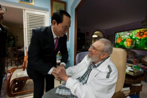 Fidel y Tran Dai Quang Fidel y Tran Dai Quang