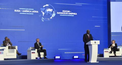 Interviene Esteban Lazo en sesión plenaria de la Conferencia Parlamentaria Internacional «Rusia-América Latina» Interviene Esteban Lazo en sesión plenaria de la Conferencia Parlamentaria Internacional «Rusia-América Latina»