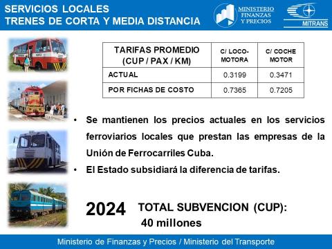 ¿Cuáles son las modificaciones de tarifas y precios en el transporte de pasajeros? (+ Video) ¿Cuáles son las modificaciones de tarifas y precios en el transporte de pasajeros? (+ Video)