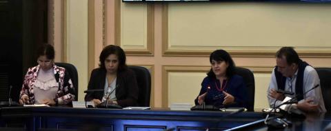 Un examen sobre el cumplimiento del cronograma del proceso de implementación de las medidas del Gobierno para corregir distorsiones y reimpulsar la economía durante el año 2024 realizó este lunes el Consejo de Estado en su sesión ordinaria correspondiente al mes de febrero, encabezada por el presidente de este órgano, Esteban Lazo Hernández. Un examen sobre el cumplimiento del cronograma del proceso de implementación de las medidas del Gobierno para corregir distorsiones y reimpulsar la economía durante el año 2024 realizó este lunes el Consejo de Estado en su sesión ordinaria correspondiente al mes de febrero, encabezada por el presidente de este órgano, Esteban Lazo Hernández.