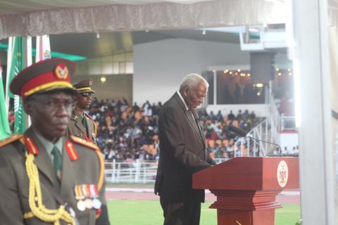 Discurso del Presidente de la Asamblea Nacional del Poder Popular y del Consejo de Estado de la República de Cuba, Esteban Lazo Hernández, en el homenaje póstumo al Dr. Hage Gottfried Geingob, tercer presidente de la República de Namibia. Estadio de la Independencia, Windhoek, Namibia, 24 de febrero de 2024, «Año 66 de la Revolución». 