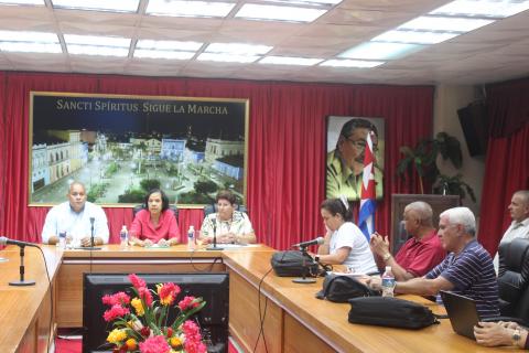 Inició visita parlamentaria a Sancti Spíritus Inició visita parlamentaria a Sancti Spíritus