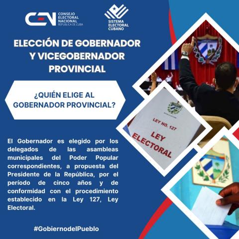 Dispone Consejo de Estado la elección del gobernador y vicegobernador provincial de Cienfuegos Dispone Consejo de Estado la elección del gobernador y vicegobernador provincial de Cienfuegos
