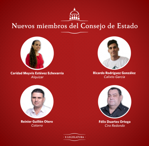 Nuevos miembros del Consejo de Estado Nuevos miembros del Consejo de Estado