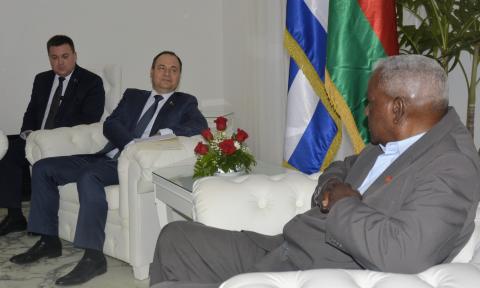 Recibió Esteban Lazo al Primer Ministro de Belarús Recibió Esteban Lazo al Primer Ministro de Belarús
