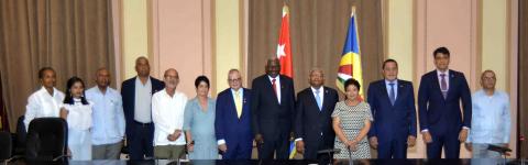 Ratifica Esteban Lazo los sólidos y profundos lazos de amistad entre Cuba y Seychelles Ratifica Esteban Lazo los sólidos y profundos lazos de amistad entre Cuba y Seychelles