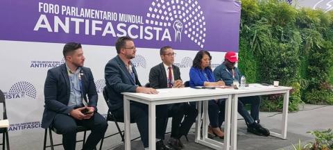 Encabeza Ana María Mari Machado delegación cubana al Foro Parlamentario Mundial contra el Fascismo, Neofascismo y expresiones similares, en Venezuela Encabeza Ana María Mari Machado delegación cubana al Foro Parlamentario Mundial contra el Fascismo, Neofascismo y expresiones similares, en Venezuela