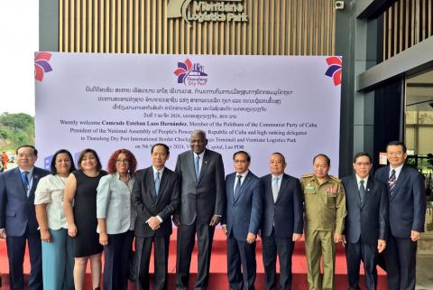 Concluye Esteban Lazo visita oficial a Laos Concluye Esteban Lazo visita oficial a Laos