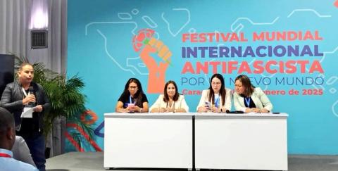 En Caracas, Cuba respalda el clamor mundial contra el Fascismo y a favor de la humanidad