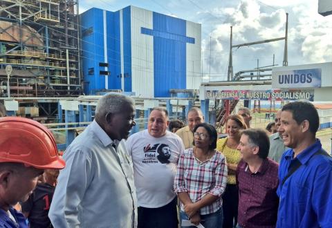 Recorrió Esteban Lazo centros de interés económico-social en la provincia de Matanzas Recorrió Esteban Lazo centros de interés económico-social en la provincia de Matanzas