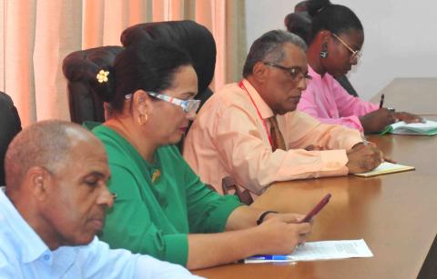 Recibió Esteban Lazo a Monica Geingos, esposa del fallecido tercer Presidente de la República de Namibia 