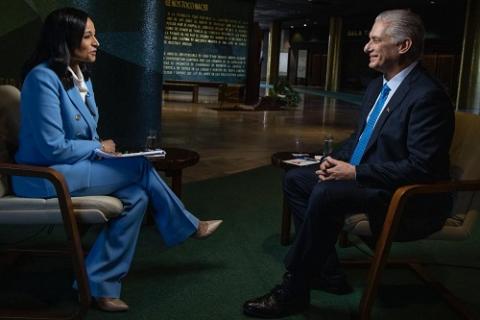 Entrevista concedida a Kristen Welker, periodista del Programa Meet the Press de NBC News