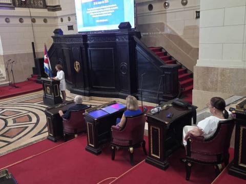 Intervención de la diputada Yamila González Ferrer en la Audiencia Pública Parlamentaria «Cuba Quiere Paz» Intervención de la diputada Yamila González Ferrer en la Audiencia Pública Parlamentaria «Cuba Quiere Paz»
