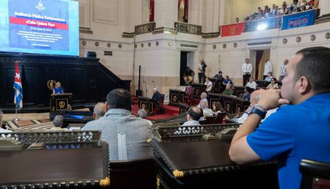 Intervención de Josefina Vidal en la Audiencia Pública Parlamentaria "Cuba Quiere Paz" Intervención de Josefina Vidal en la Audiencia Pública Parlamentaria "Cuba Quiere Paz"