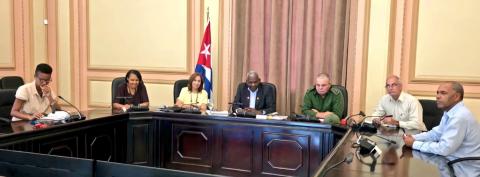 Intercambiaron presidentes de las asambleas nacionales de Cuba y Angola 