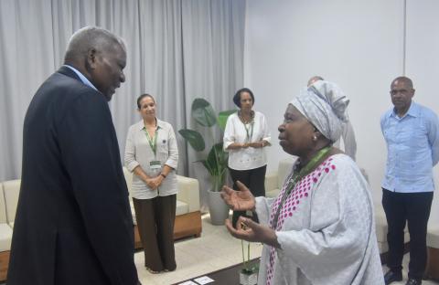 Fraternales encuentros de Esteban Lazo con delegaciones de Vietnam, Sri Lanka y Sudáfrica Fraternales encuentros de Esteban Lazo con delegaciones de Vietnam, Sri Lanka y Sudáfrica