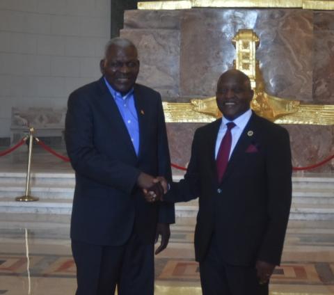 Recibió Esteban Lazo al Primer Ministro de Namibia Recibió Esteban Lazo al Primer Ministro de Namibia