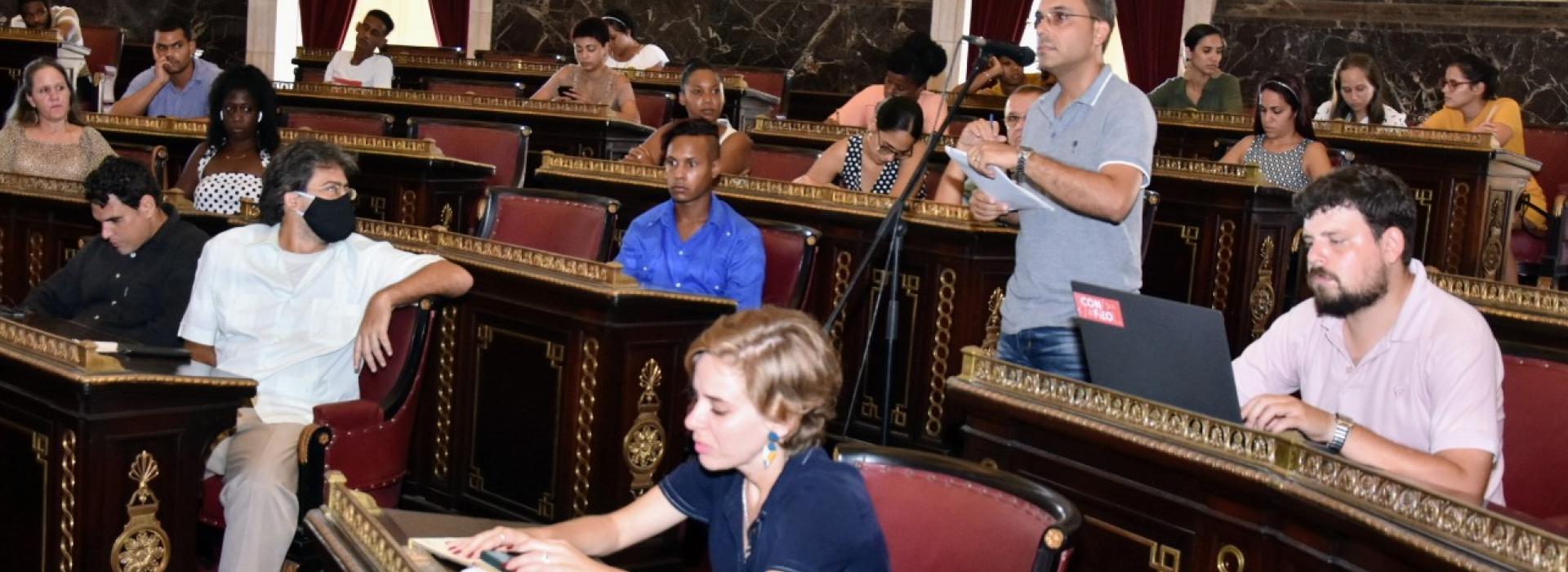 ENCUENTRO DE COMISIONES DE ATENCIÓN A LA JUVENTUD, NIÑEZ Y DERECHOS DE IGUALDAD DE LA MUJER, Y DE EDUCACIÓN, DE, CON JÓVENES DE SECTORES DE EDUCACIÓN, CULTURA, CIENCIA, TECNOLOGÍA Y MEDIO AMBIENTE EN EL CAPITOLIO NACIONAL