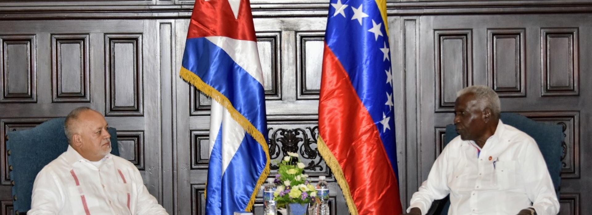Recibió Esteban Lazo a Diosdado Cabello