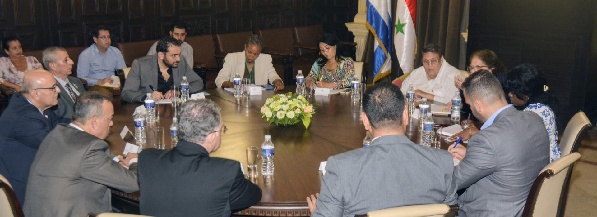 Grupos Parlamentarios de Amistad de Cuba y Siria estrechan vínculos bilaterales