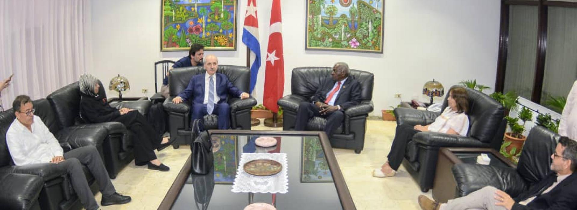 Concluye Presidente de la Gran Asamblea Nacional de Türkiye visita oficial a Cuba