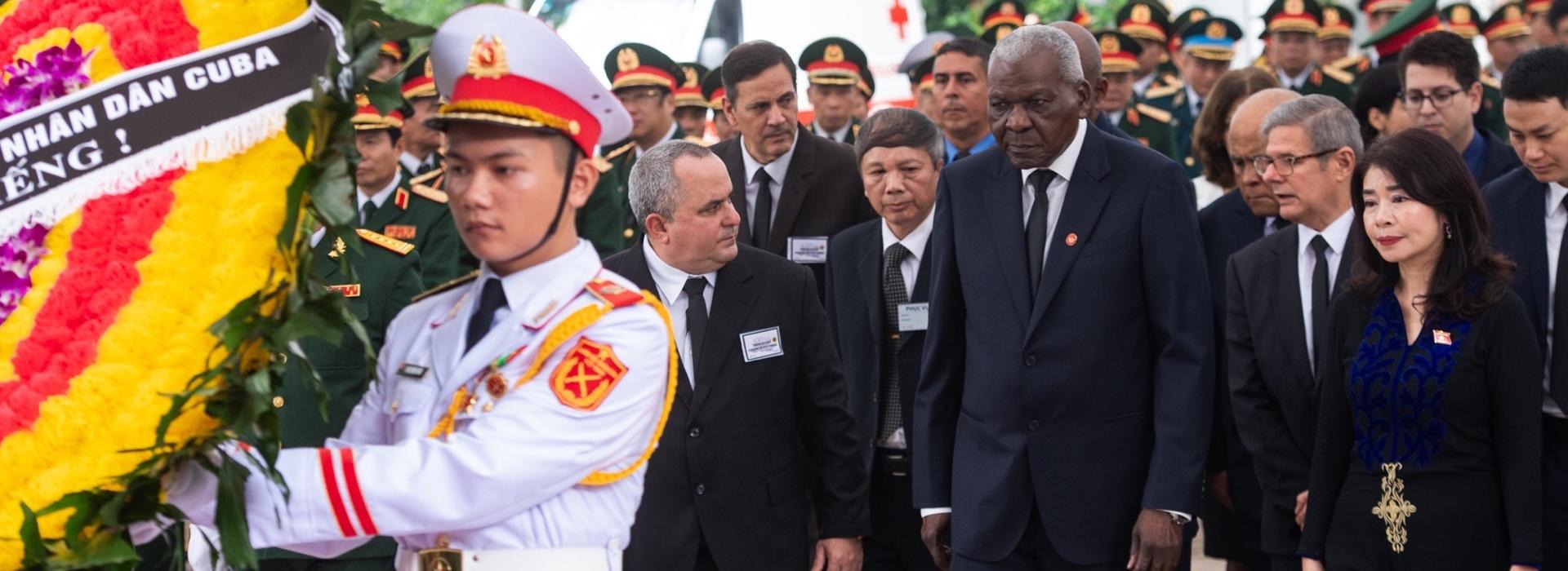 Cuba rinde tributo a Nguyen Phu Trong