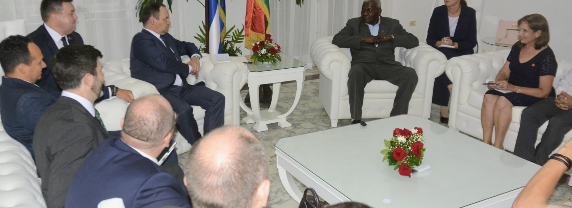 Recibió Esteban Lazo al Primer Ministro de Belarús