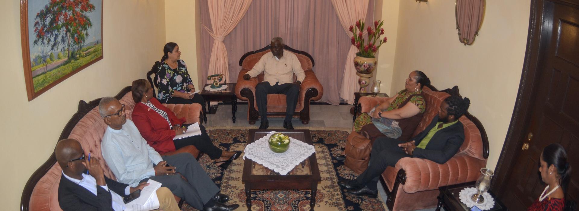 Intercambia Esteban Lazo con Presidenta de la Cámara de Representantes de Trinidad y Tobago al cierre de su visita oficial a Cuba