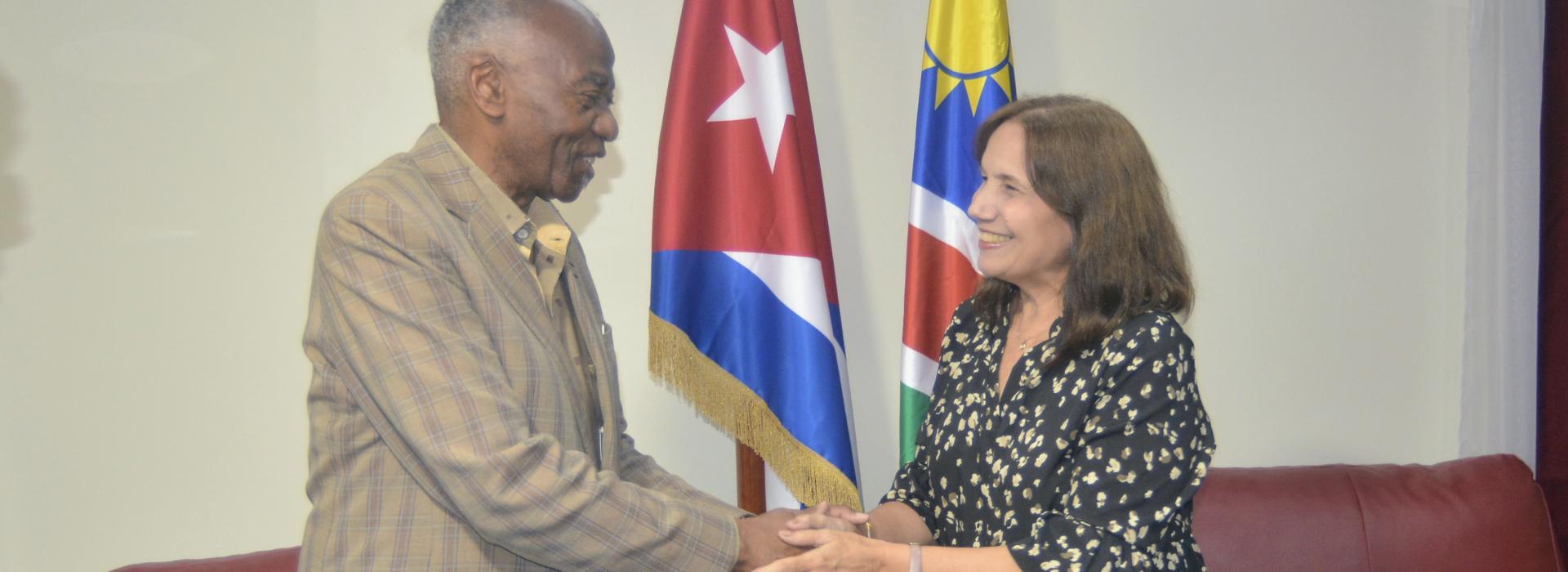 Presidente de la Asamblea Nacional de Namibia reitera condena al bloqueo impuesto por el Gobierno de Estados Unidos contra Cuba