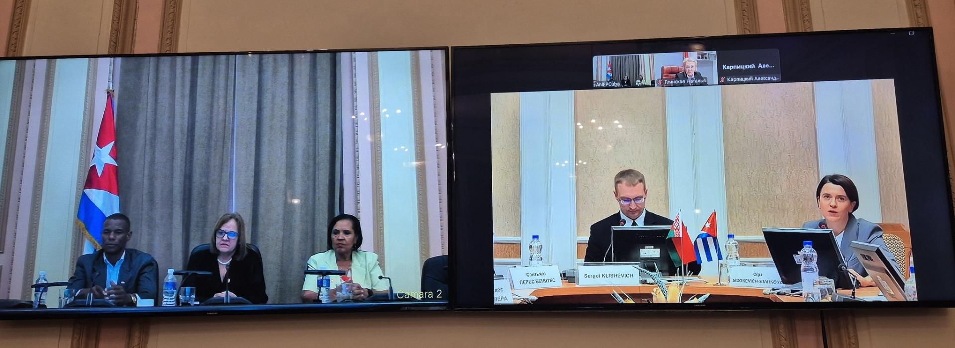 Impulsar las relaciones interparlamentarias entre las Asambleas Nacionales de Cuba y Belarús