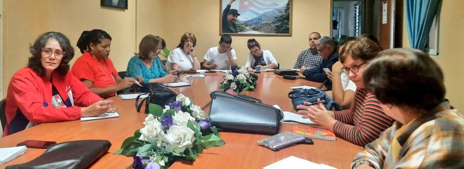 Comisiones permanentes de la Asamblea Nacional, en visita de trabajo al municipio Cotorro