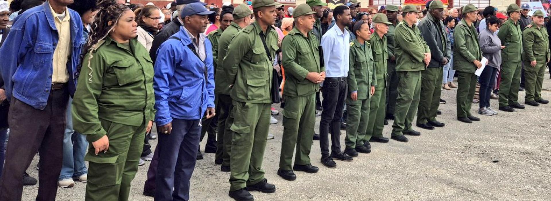 Asiste Esteban Lazo a jornada del Día Nacional de la Defensa de la Zona de Defensa Los Pinos, en Arroyo Naranjo