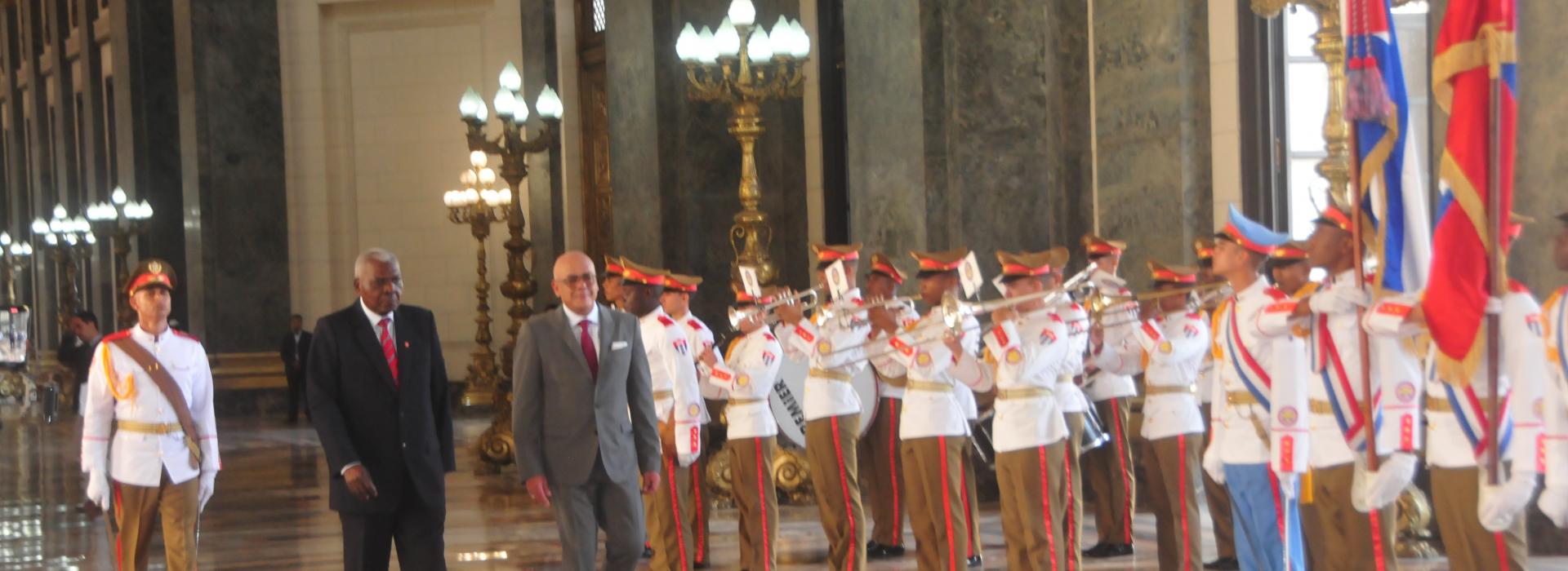 Recibió Esteban Lazo al Presidente de la Asamblea Nacional de la República Bolivariana de Venezuela