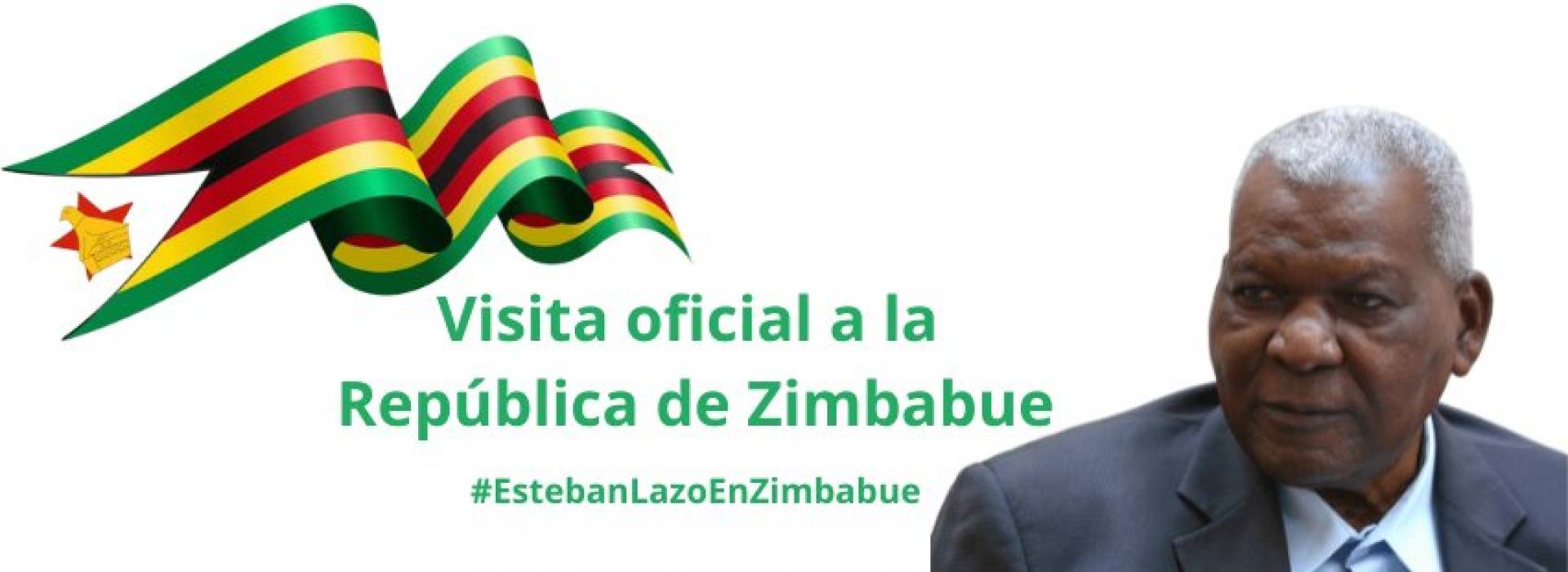 Inicia Esteban Lazo visita oficial a la República de Zimbabue