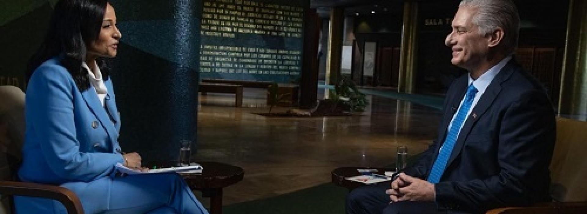 Entrevista concedida a Kristen Welker, periodista del Programa Meet the Press de NBC News