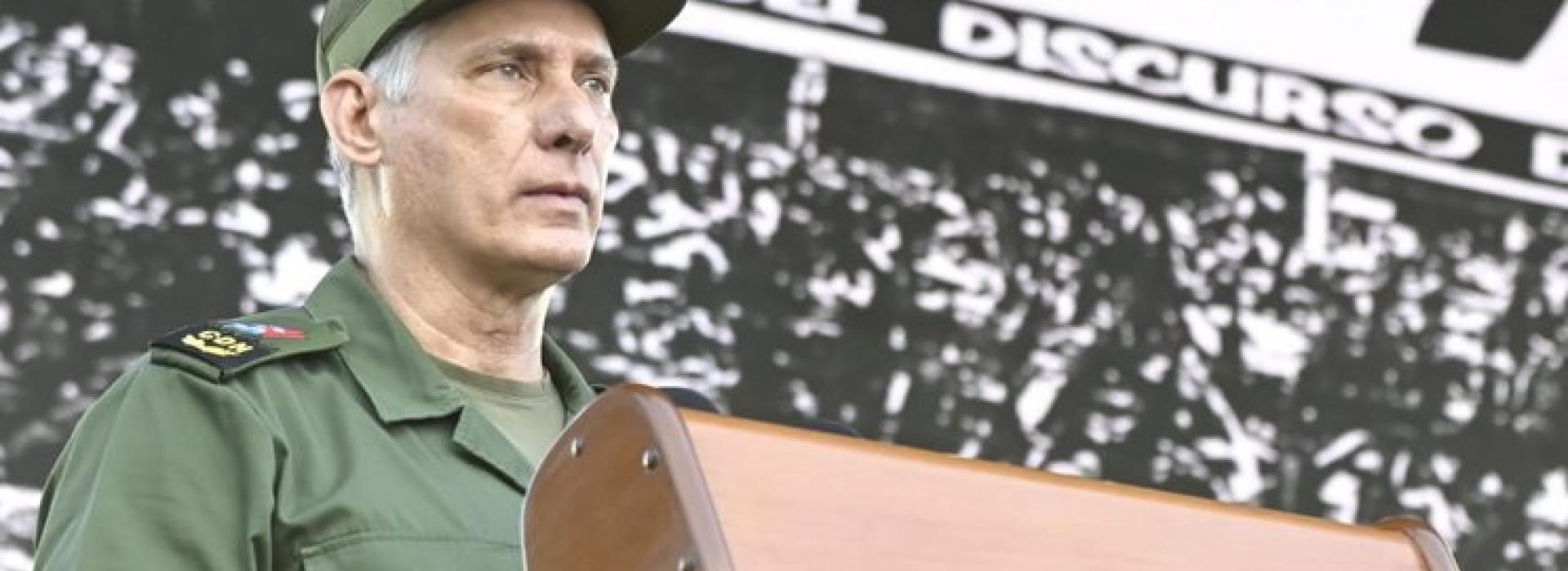 Discurso pronunciado por Miguel Díaz-Canel por el Aniversario 65 de la proclamación del carácter socialista de la Revolución Cubana 