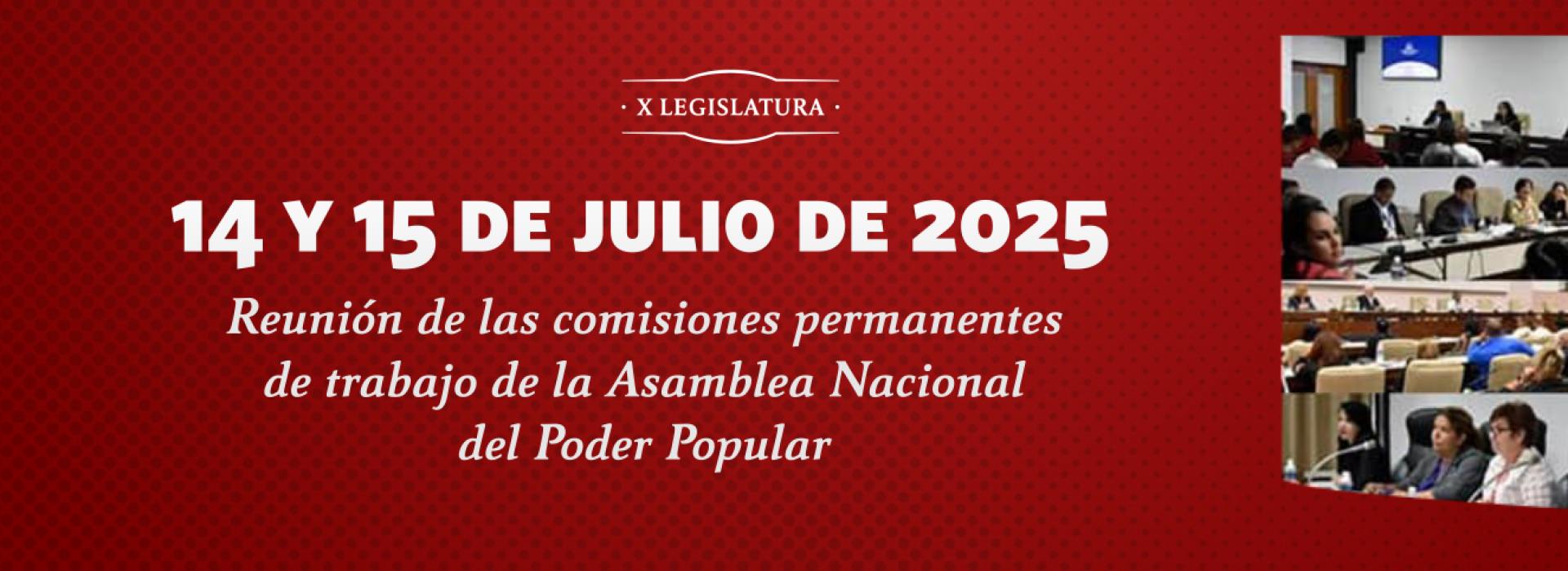 Comisiones parlamentarias debatirán desde hoy importantes temas de la agenda nacional 