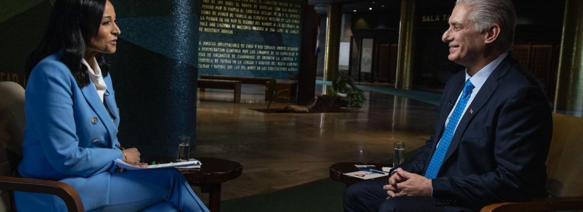  Entrevista concedida a Kristen Welker, periodista del Programa Meet the Press de NBC News