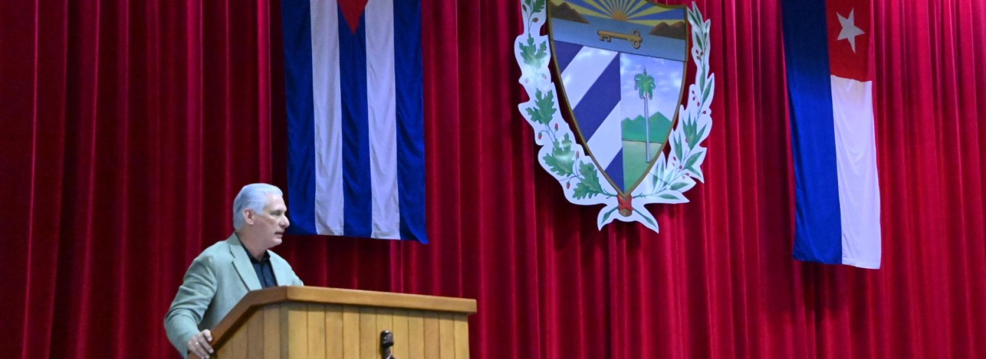 Díaz-Canel al Parlamento: Cuba cambia para levantarse, para vivir mejor, para seguir siendo libre 